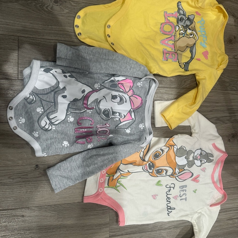 Disney Baby Onesie Bundle - 12 Months - NWOT